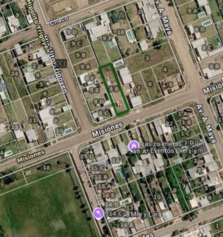 LOTE DE 12,5 X 50 MTS.